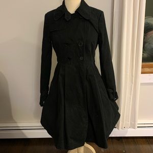 Forever 21 black trench coat